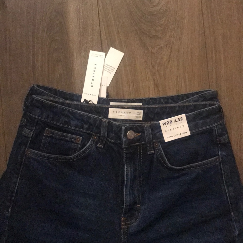 Topshop Straight Jeans